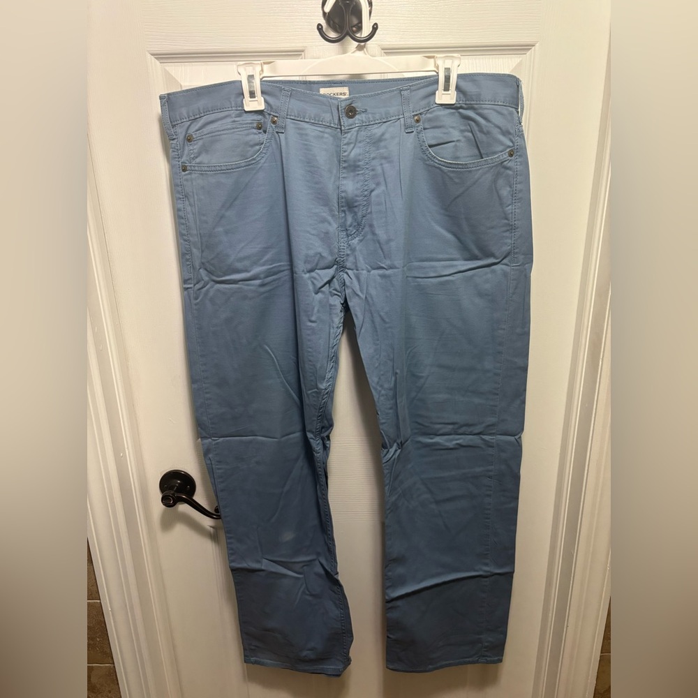 Dockers Blue Utility Pants Straight Fit